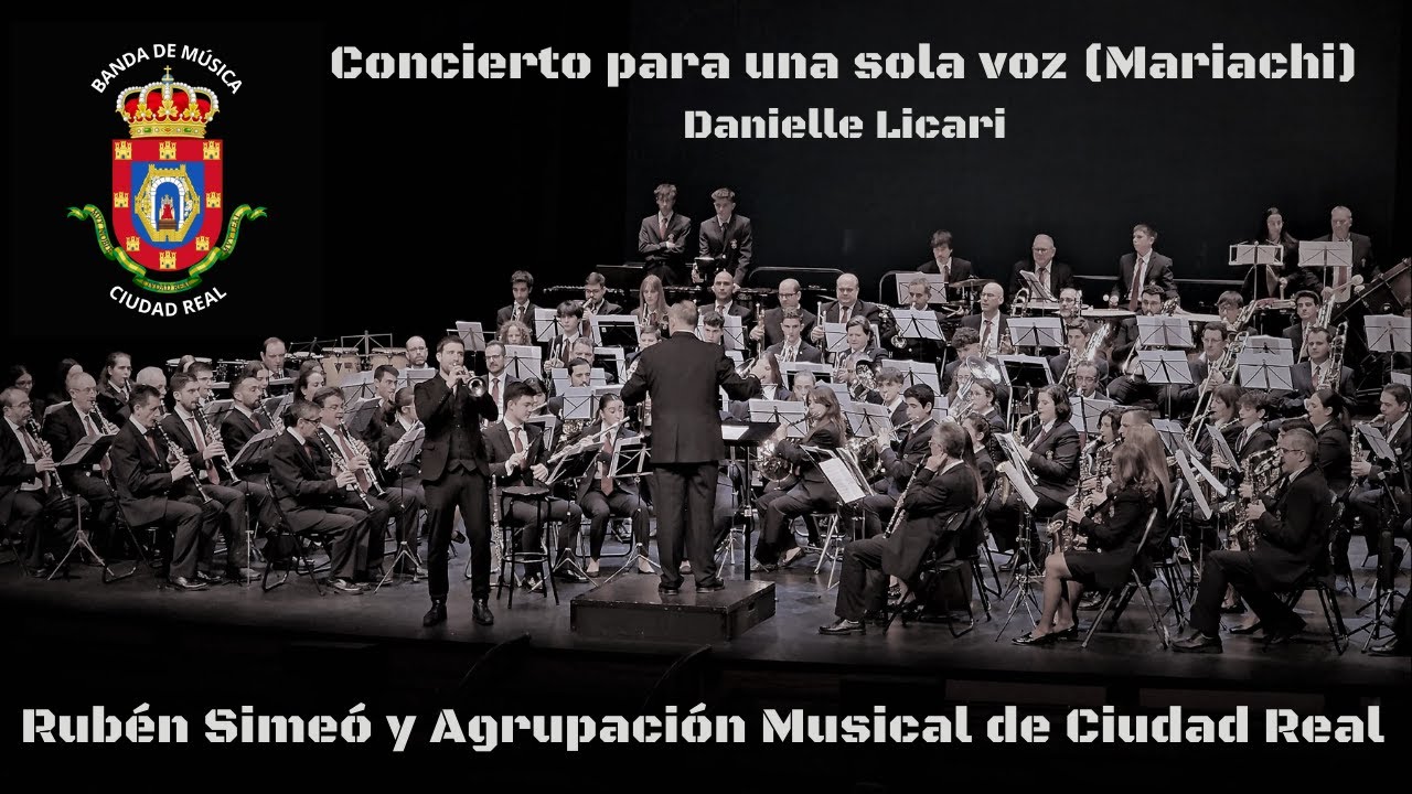 4K - CONCIERTO PARA UNA SOLA VOZ - CONCIERTO RUBÉN SIMEÓ y la AGRUPACIÓN MUSICAL de CIUDAD REAL 2025
