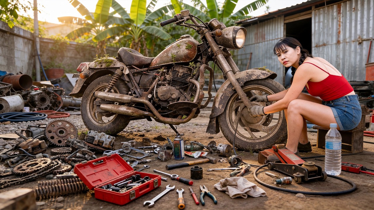15 Days Full Restoration of an Abandoned LIFAN 150cc Motorcycle | Complete Repair Build