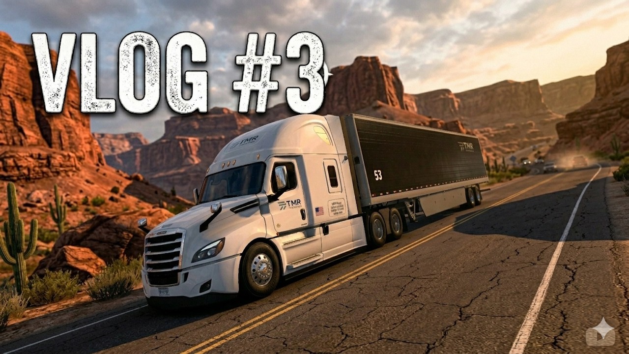 Vlog #3: Monday, January 5th | American Truck Simulator Roleplay