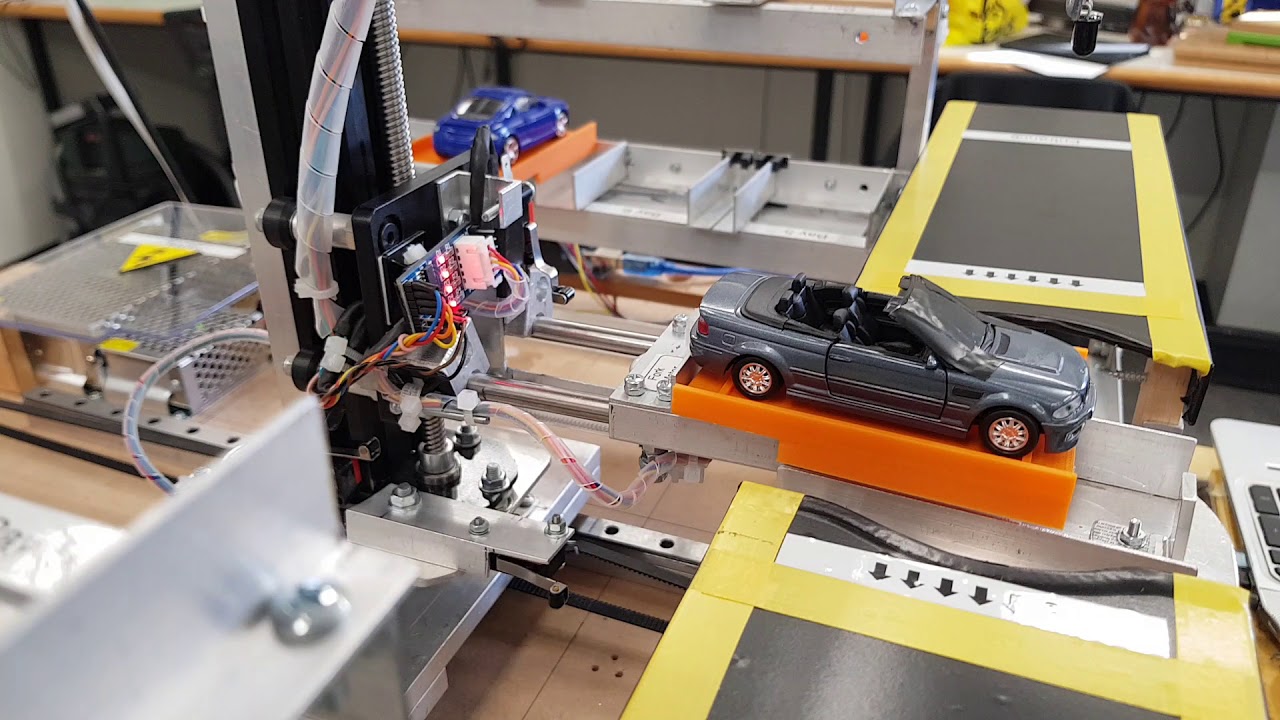Automated Car park project as a small scaled design