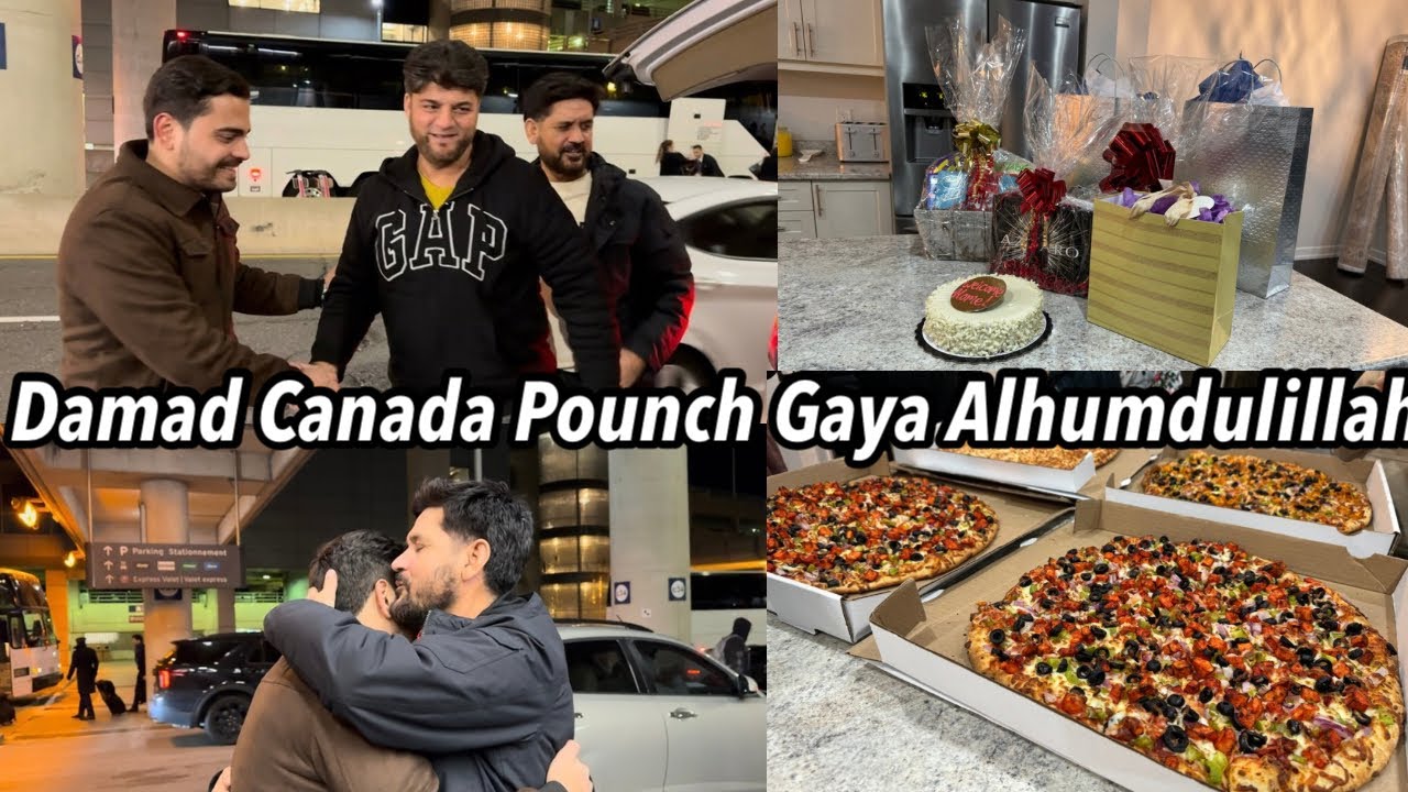 Sab Family Airport Ja Rahain Hain | Saqib Ka Istaqbal | Welcome To Canada 🇨🇦