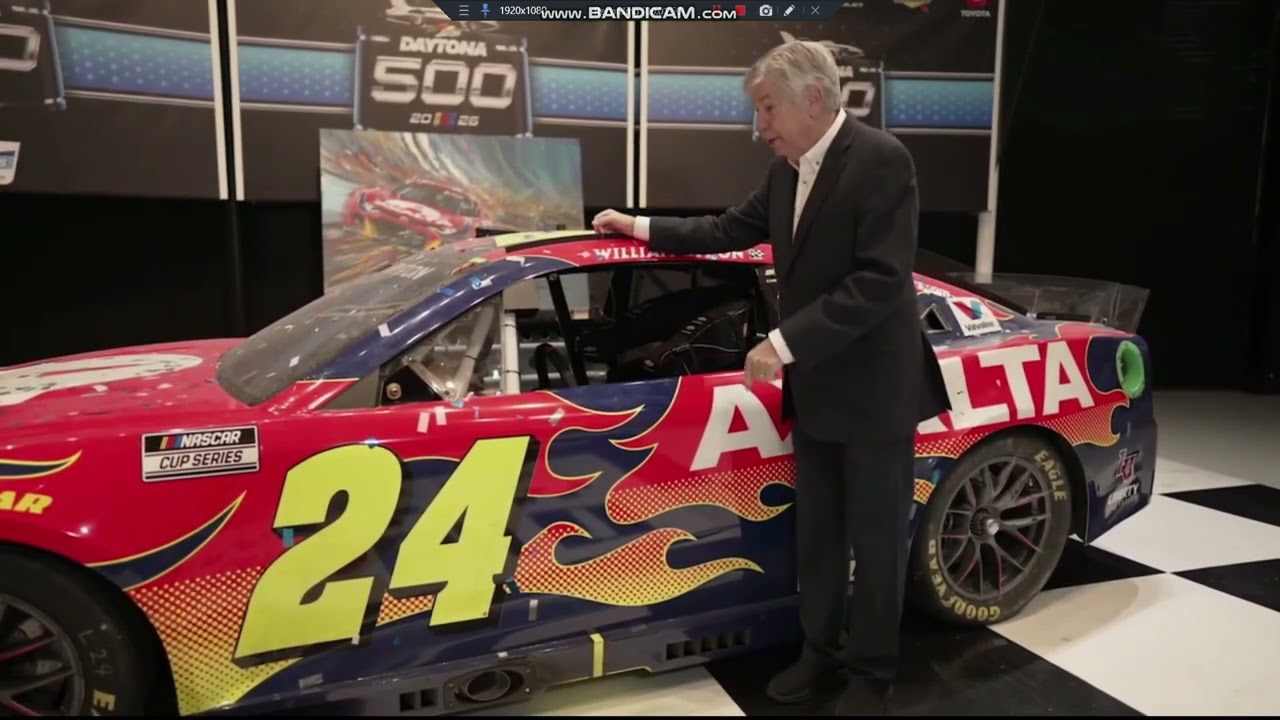 Вступительная заставка NASCAR Racing на FS1: Daytona 500, первая тренировка.