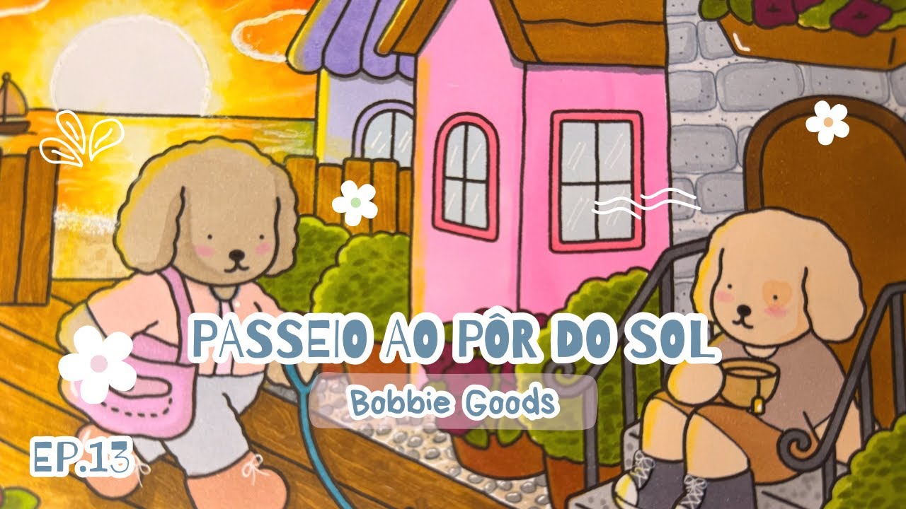 COLORINDO BOBBIE GOODS | PASSEIO AO PÔR DO SOL - Página 13 do livro do dia para Noite
