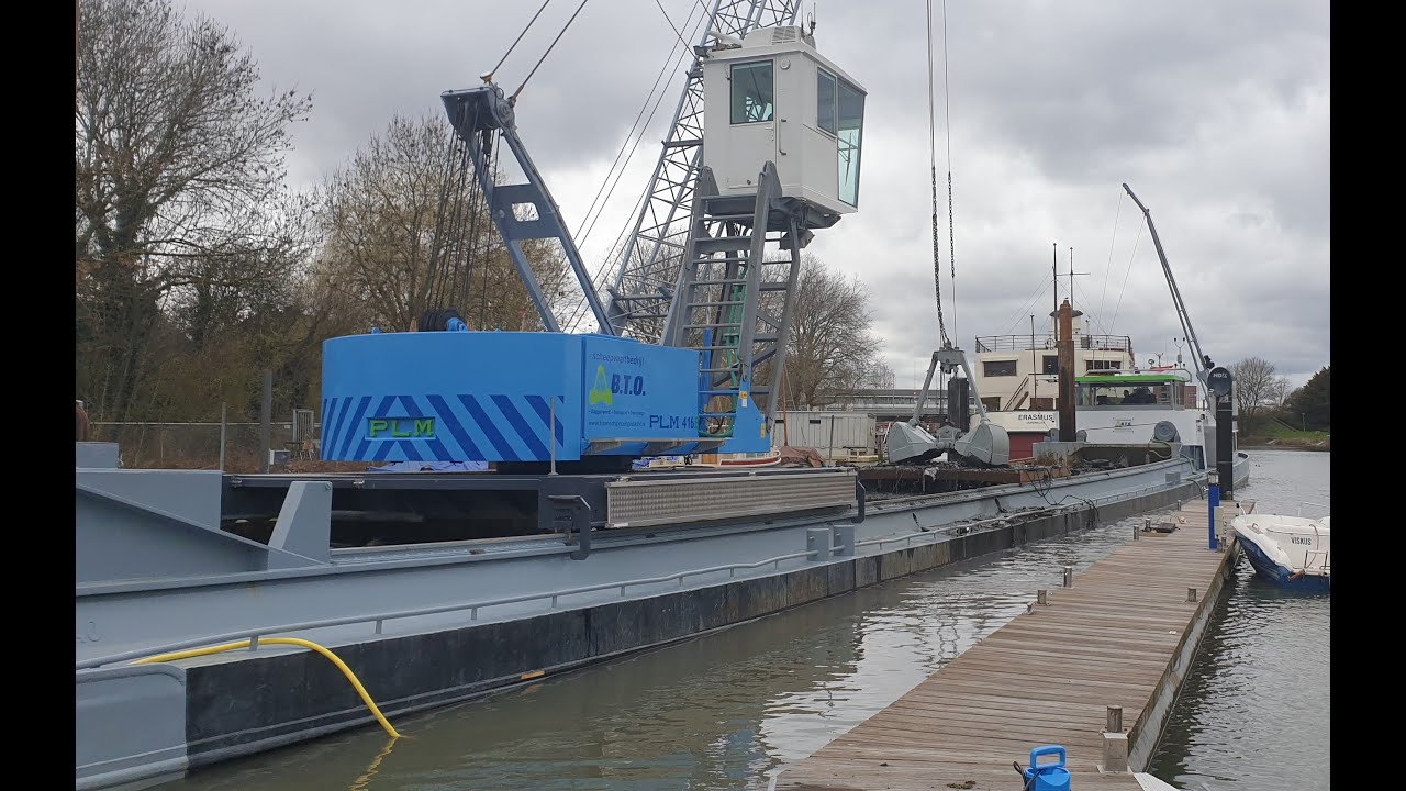 Baggerwerk 1e jachthaven 2021