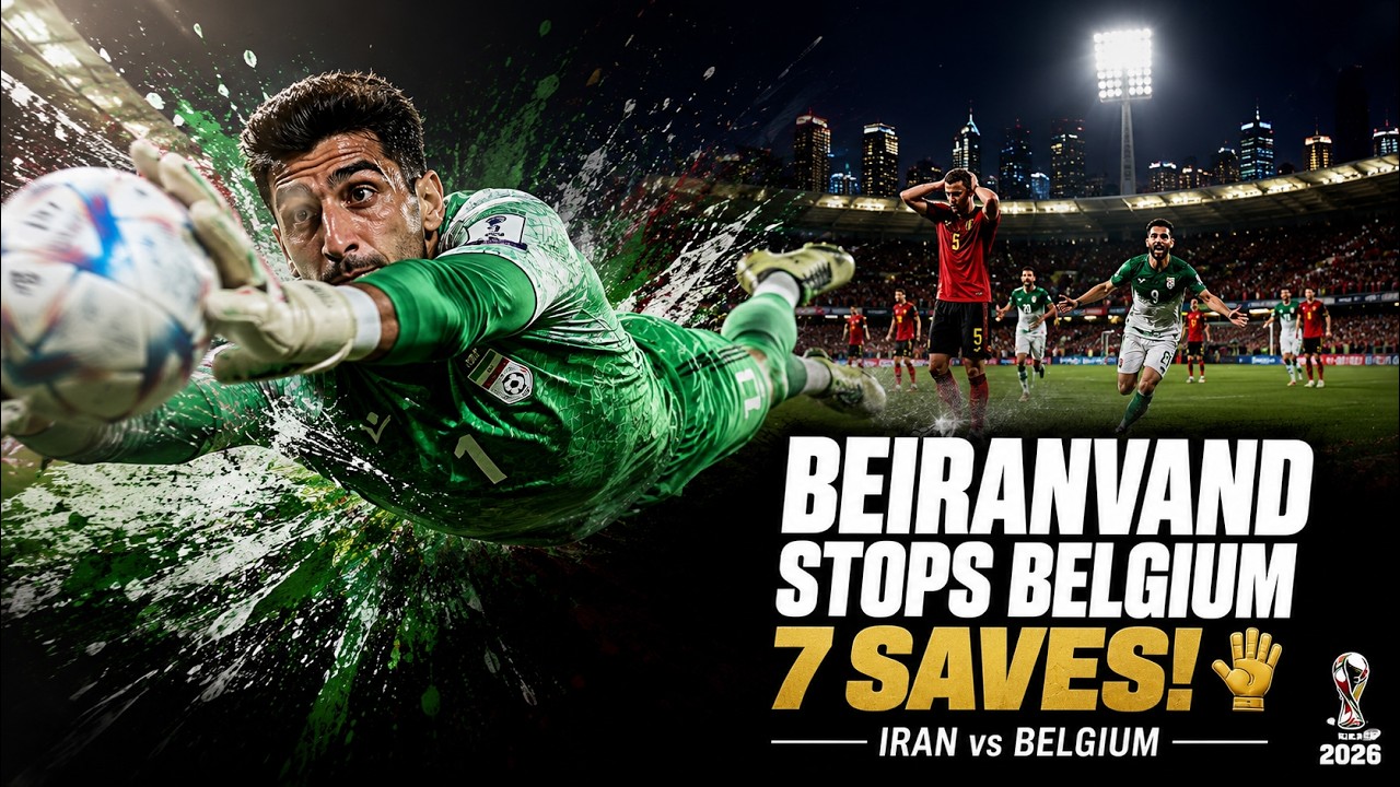 🔥 BEIRANVAND SAVES IRAN! Belgium Down to 10 Men in World Cup Thriller 😱