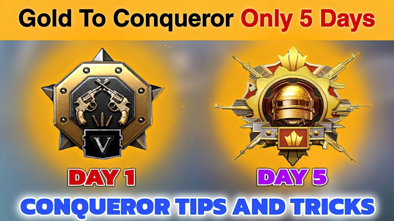 🇮🇳 HOW TO REACH CONQUEROR IN 4 DAYS ⁉️ SOLO/DUO/SQUAD/TPP/FPP TIPS ✅