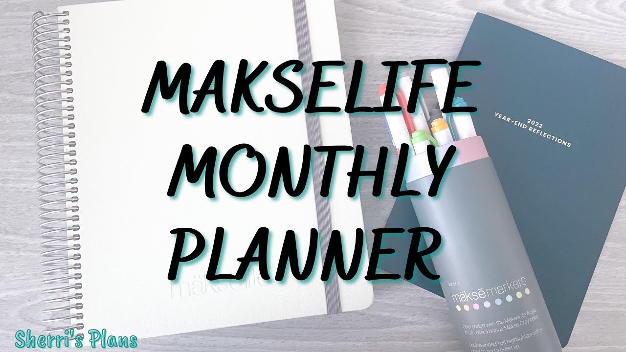MAKSELIFE UNDATED MONTHLY PLANNER | NEW RELEASE FROM MAKSELIFE | CHANGING MY GOAL PLANNER!!