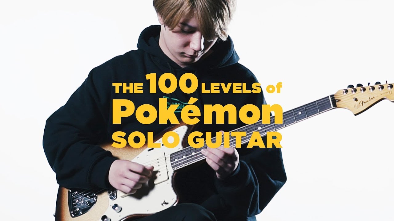 THE 100 LEVELS OF Pokemon SOLO GUITAR