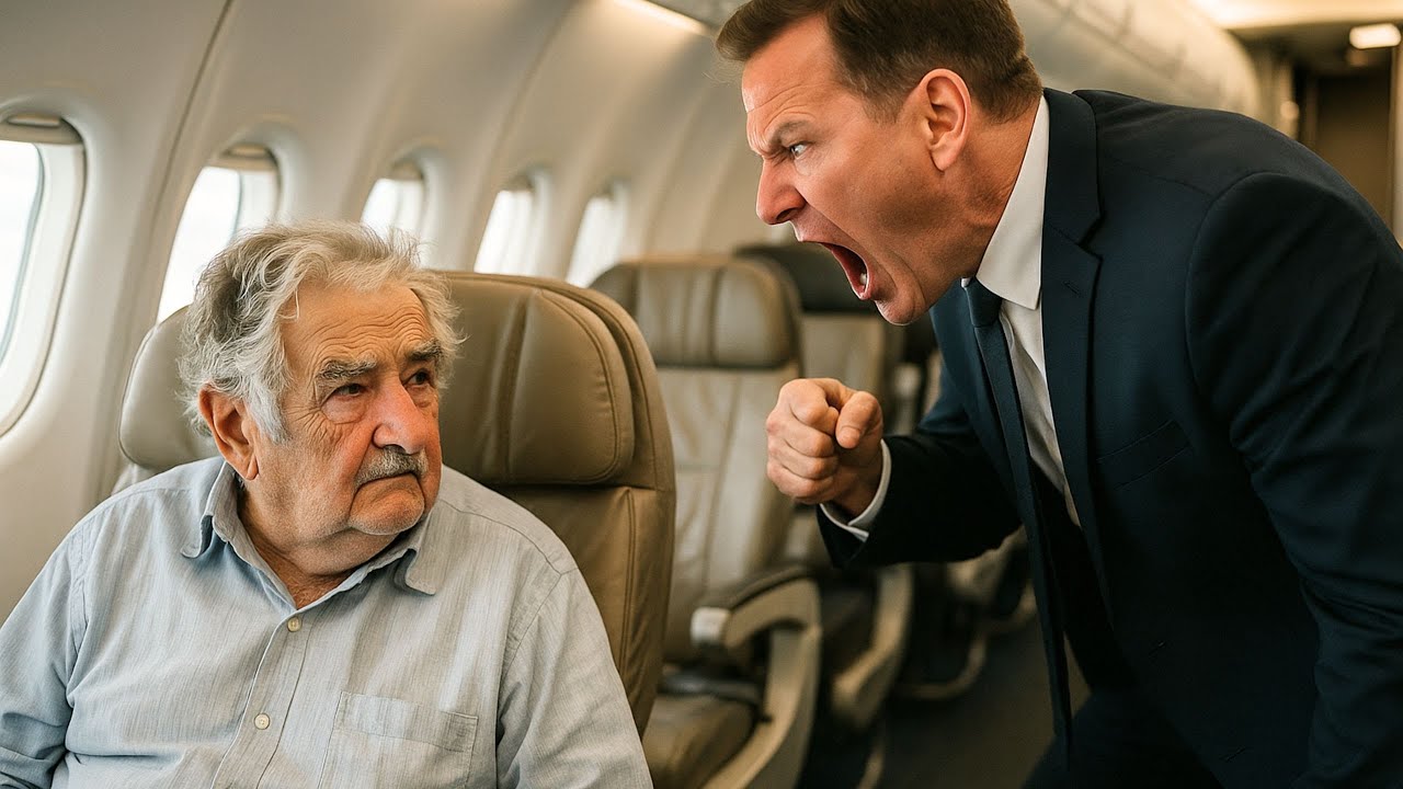 Millonario Humilla a José Mujica por su ropa en primera clase — minutos después, todos los empleados