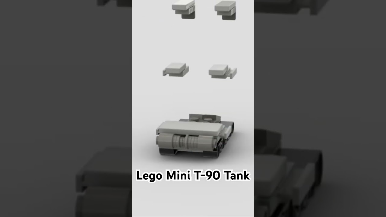 Lego Mini T-90 Tank #legomilitary #legoarmy #military #t90 #legotank #tank #t90tank #legomini