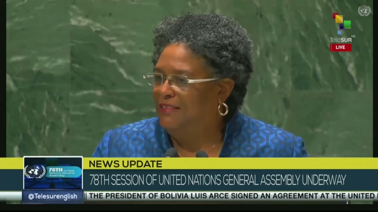 Mia Mottley says the blockade of Cuba for 6 decades is wrong