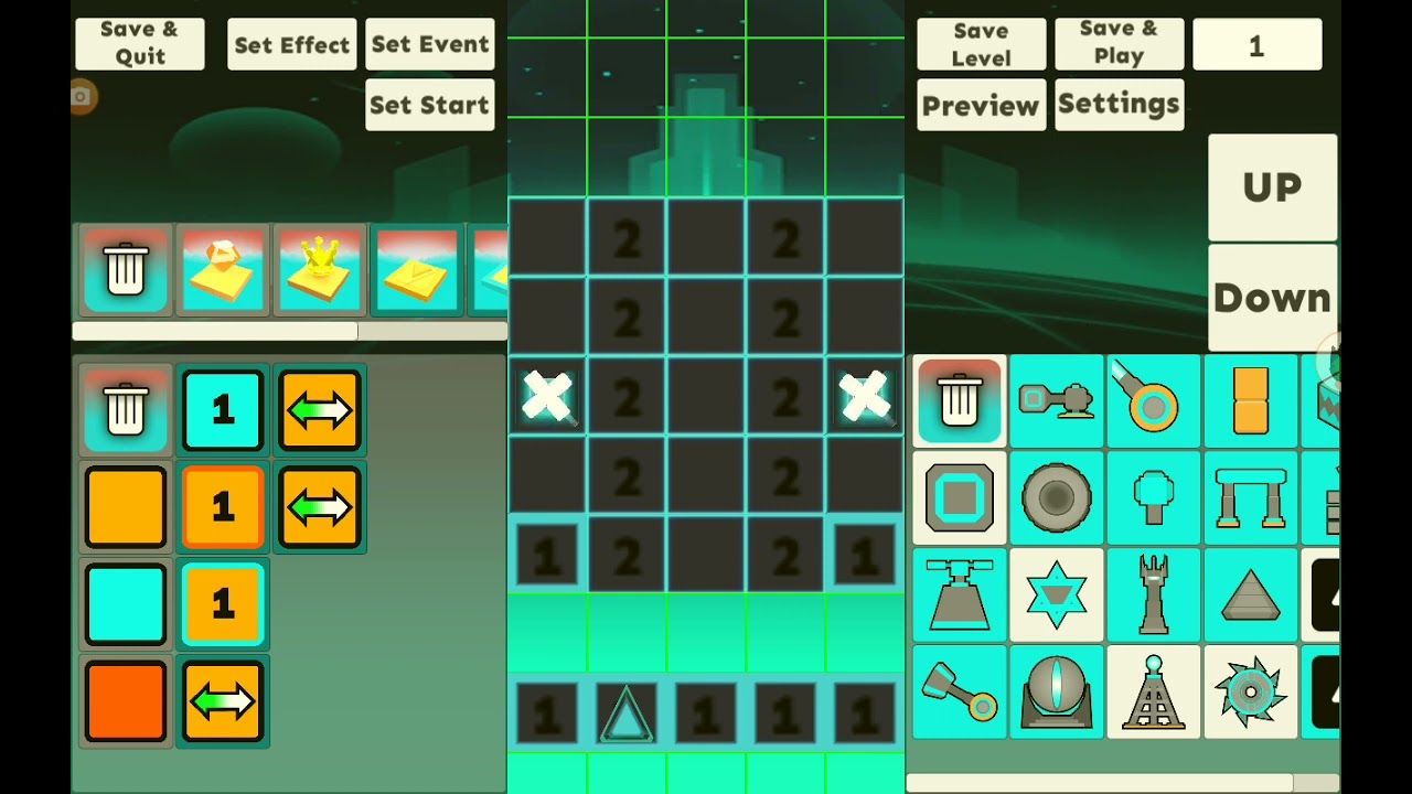 make a level our tutorial on rolling sky remake v0.2(reloot version).