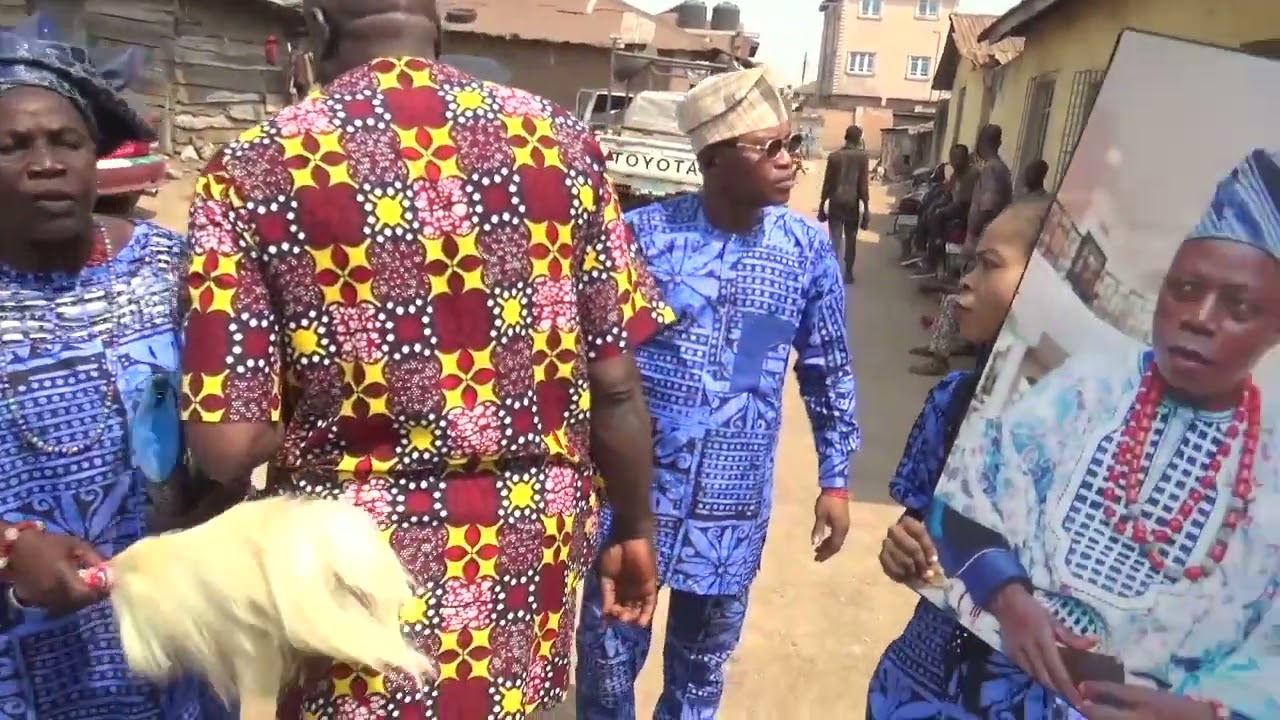 BURIAL CEREMONY OF CHIEF FOLORUNSHO FASUA AGED 85YRS ,AT AKURE,ONDO STATE, NIG.