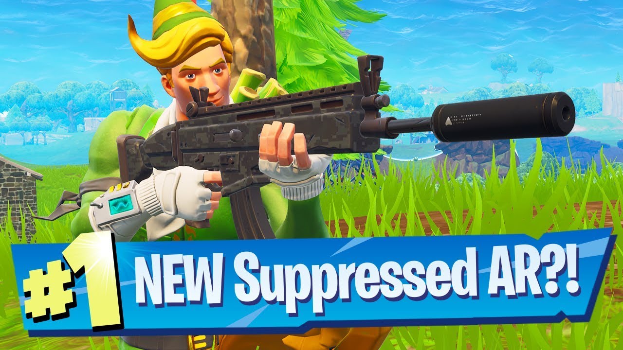NEW Suppressed Assault Rifle Gameplay - Fortnite Battle Royale