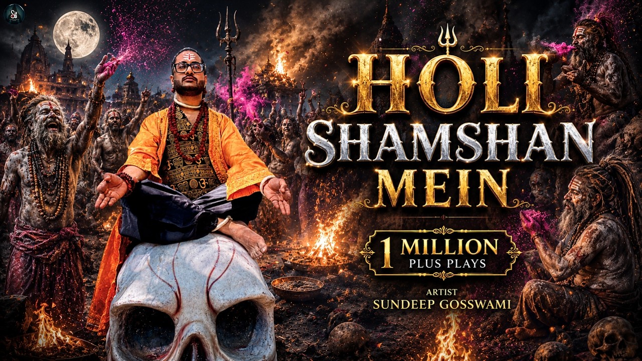 Holi Shamshan Me | Shiva Bhasm Holi Song | Video 4K | Sundeep Gosswami | Mahakal Holi Gaane 2023