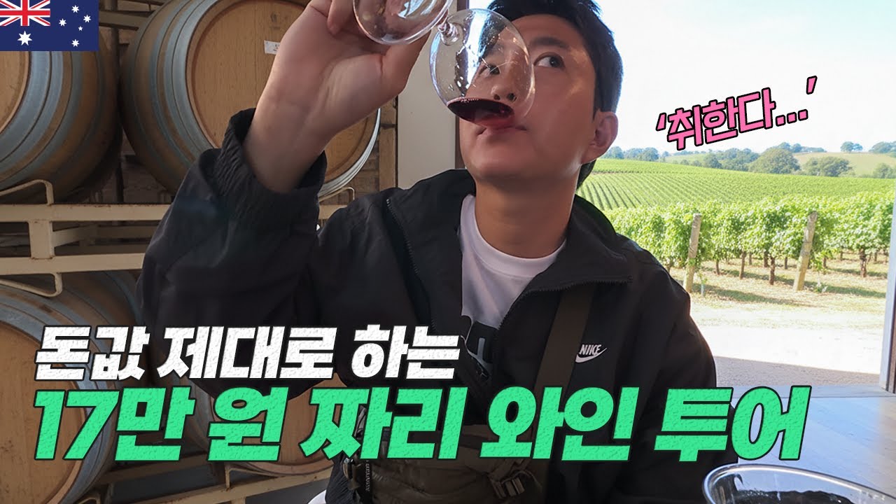 남녀 성비 1:9 가성비 개쩌는 17만 원 짜리 호주 와이너리 투어