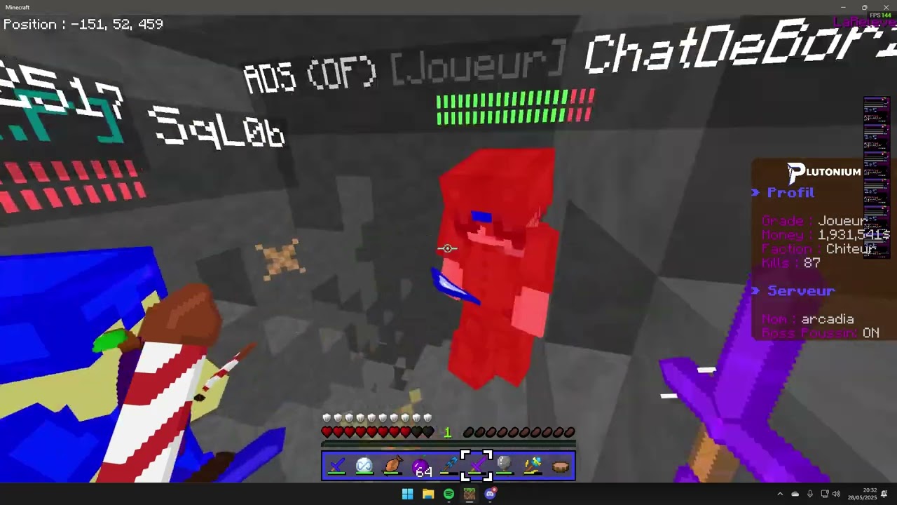 Dropped 2 full plutonium !