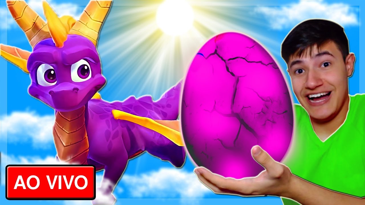 O LENDÁRIO DRAGÃO ROSA NASCEU! RICHARD E REX AO VIVO