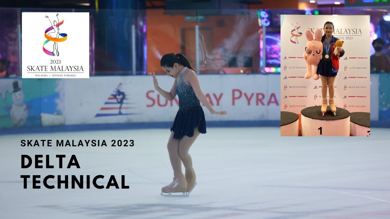 Skate Malaysia 2023 Delta Technical 🥇First Place Sunway Pyramid Ice