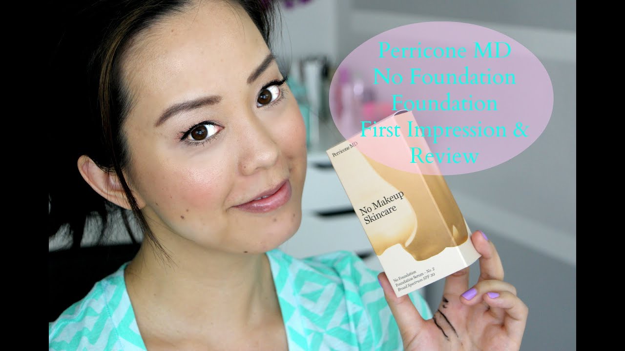 NEW Perricone MD No Foundation Foundation Serum First Impression