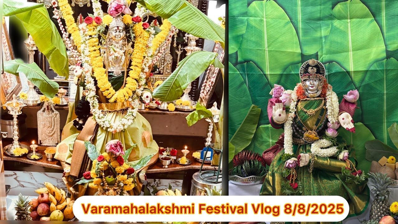 Varamahalakshmi Festival Vlog 