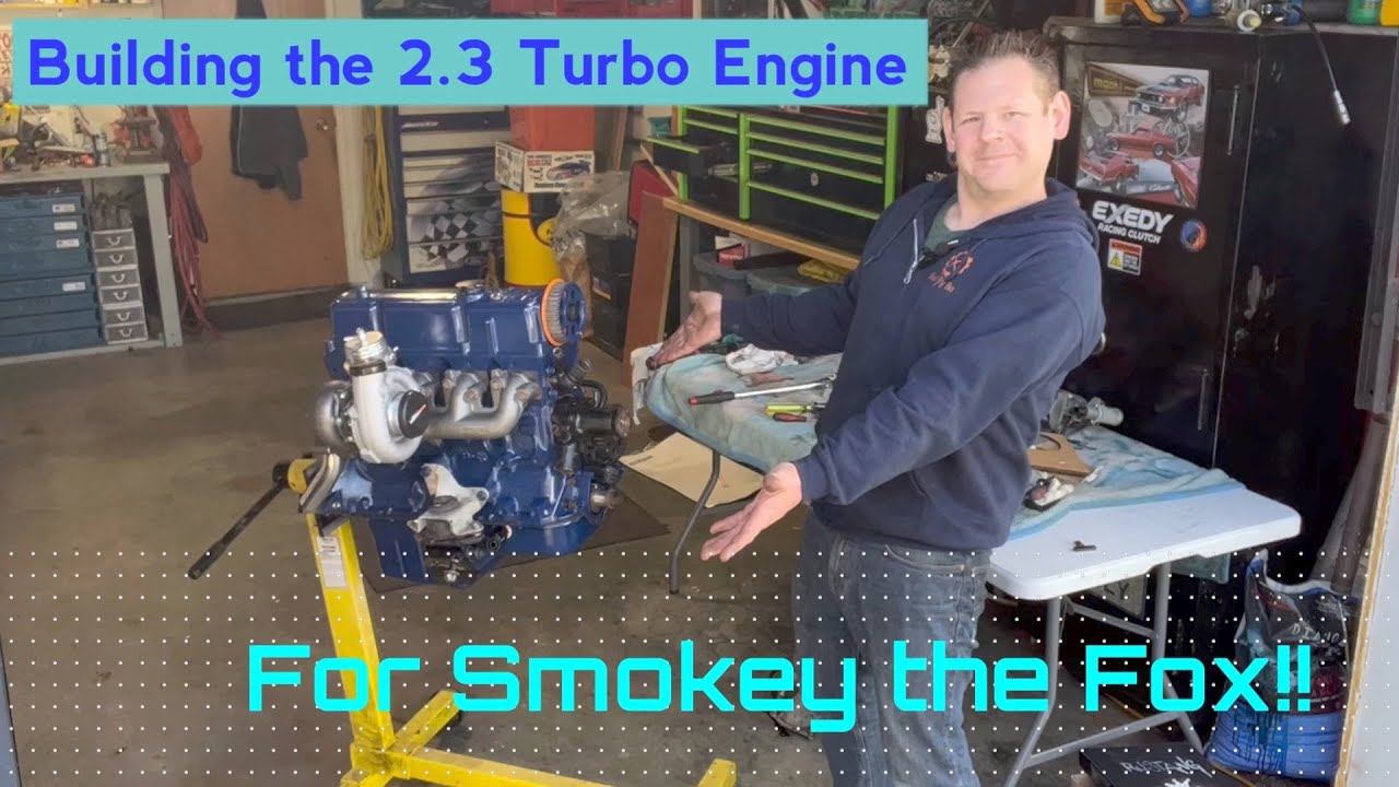 2.3L Turbo Lima Motor Build Up & Assembly for Smokey The Fox!