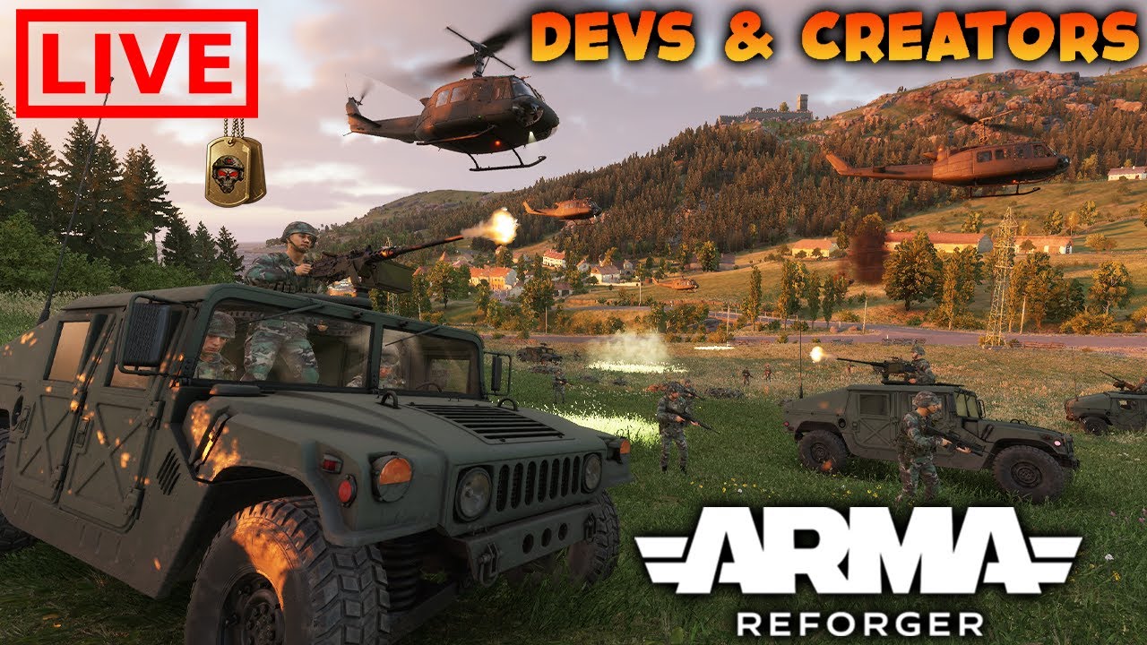 🔴 ARMA REFORGER LIVE | DEVS & CREATORS | GAMEMASTER SESSION