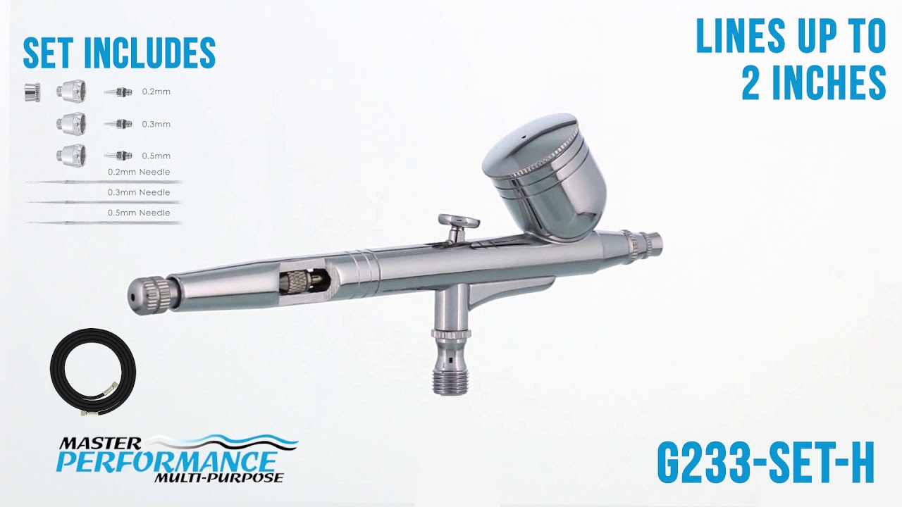 Master Airbrush Model G233-SET-H