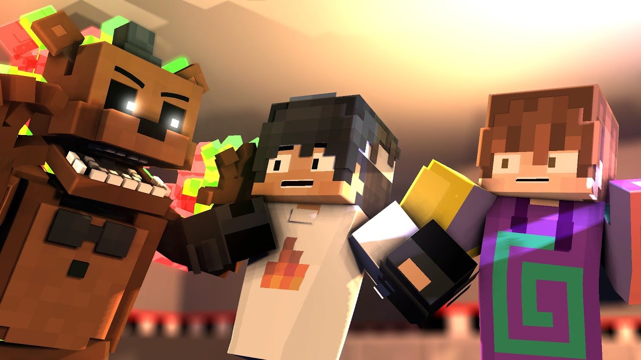 Sapnap And Karl Play FNAF 💀 Minecraft Animation