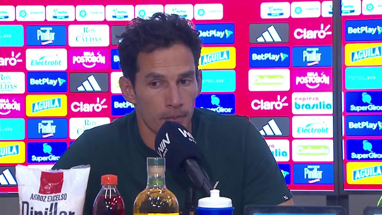 Rueda de prensa de Nacional tras su partido con Junior