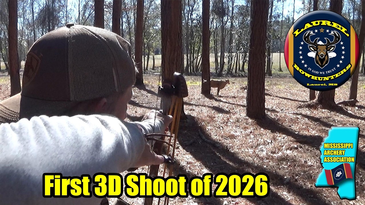 First 3D Archery Shoot of 2026 - Laurel Bowhunters