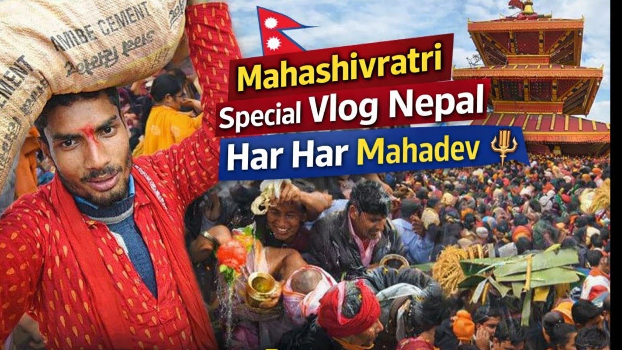 Mahashivratri Special Vlog Nepal 🇳🇵 | Har Har Mahadev 🔱 Itni Bheed ! 😱