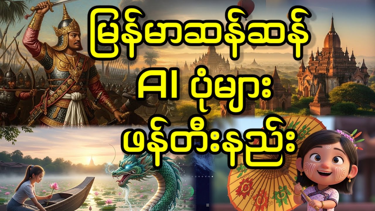 Google Whisk နဲ့ မြန်မာဆန်ဆန် AI Art များ ဖန်တီးနည်း (Prompt Guide)