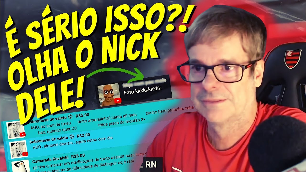 Sobremesa de Valete Tira o Gil do Sério com Super Chats Sem Noção