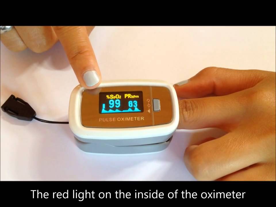 How to use a Fingertip Pulse Oximeter,  Easy@Home Oximeter Demo