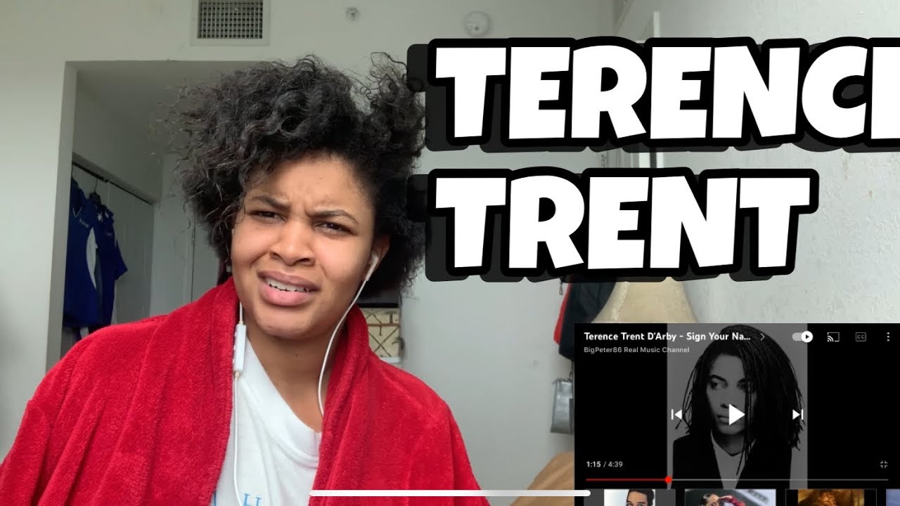 TERENCE TRENT D ‘ ARBY SIGN YOUR NAME REACTION