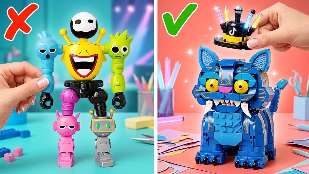 Креативные Sprunki или K-Pop LEGO-билды?! 🤯🔥 PRO-наборы, которые зайдут!