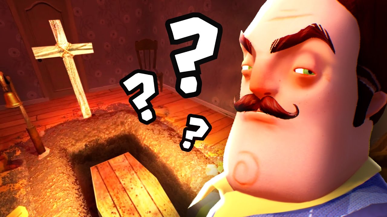 WHAT'S THE SECRET IN THE GRAVE? | Hello Neighbor