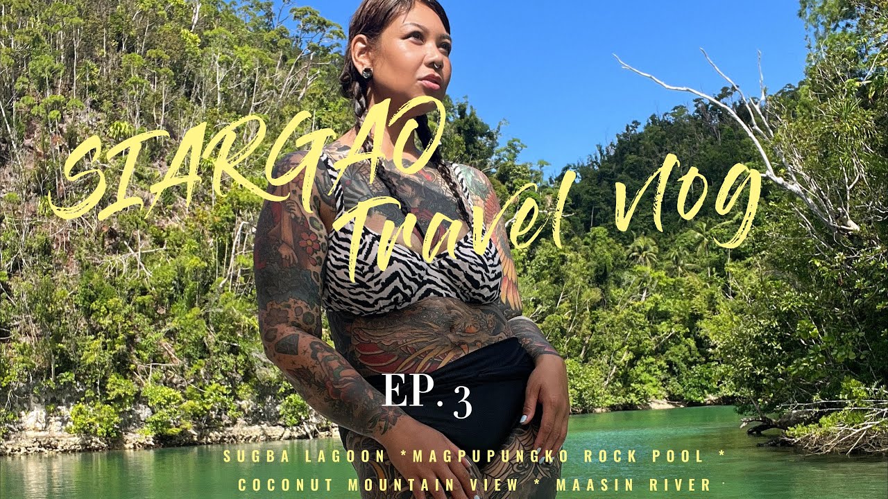 🇵🇭 Siargao Island Land Tour +  Catangnan Bridge 🌅🌴💚🐠