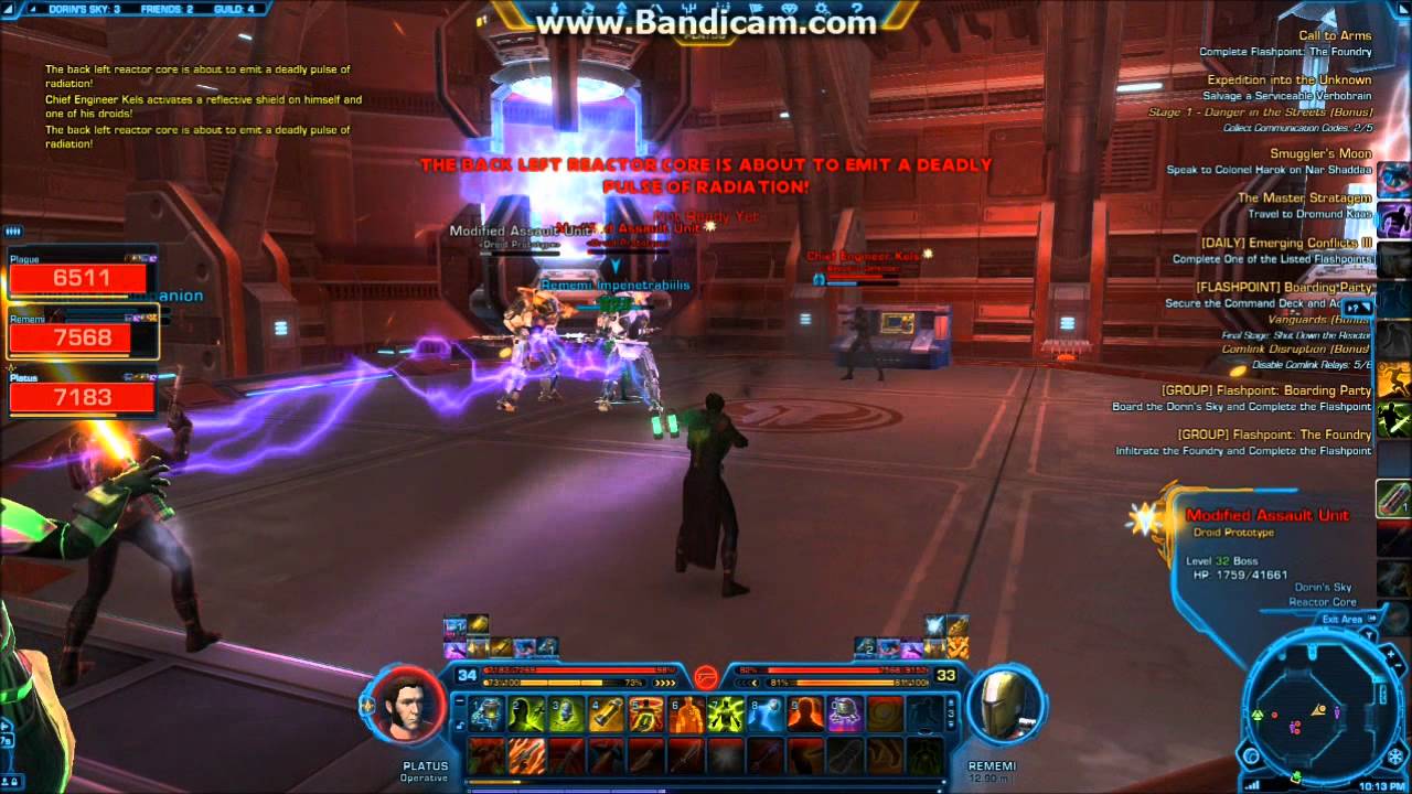 SWTOR Boarding Party Chief Engineer Kels Bonus Boss PT Tank