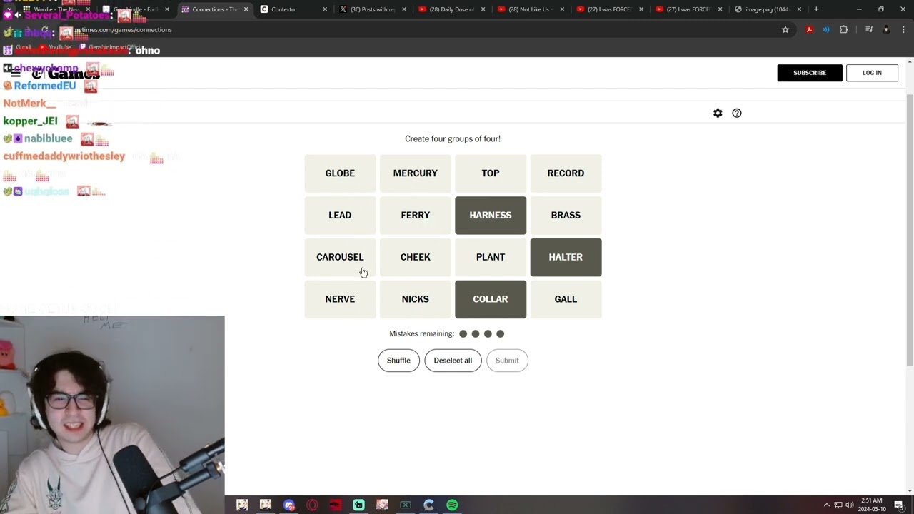 Это я | 10 мая 2024 г. wordle/genshindle/connections/pokedoku/contexto