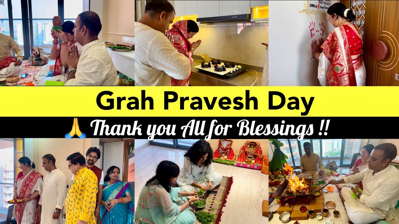 🧿 🏠GRAH PRAVESH DAY | Feeling Blessed, Thank you Everyone🙏🧿