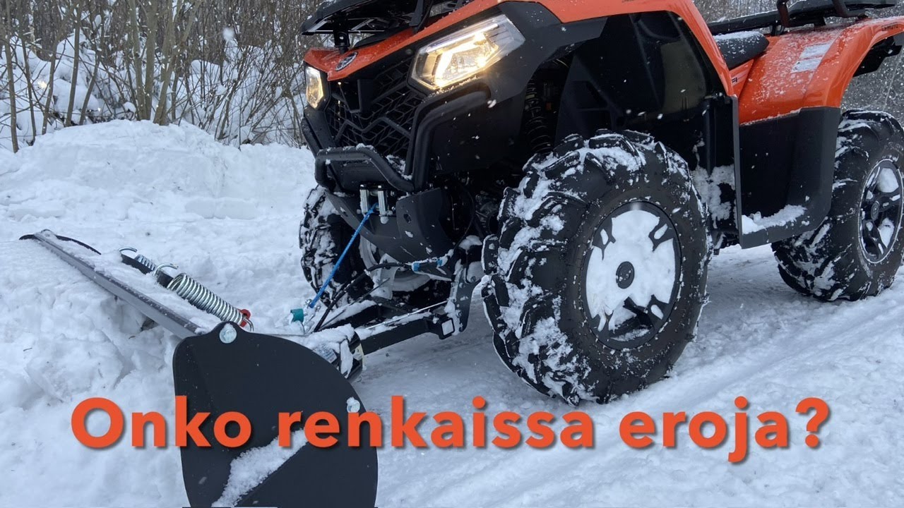 Mönkijän renkaat vaihtoon, onko eroja? | CFMoto Cforce 520 gen2