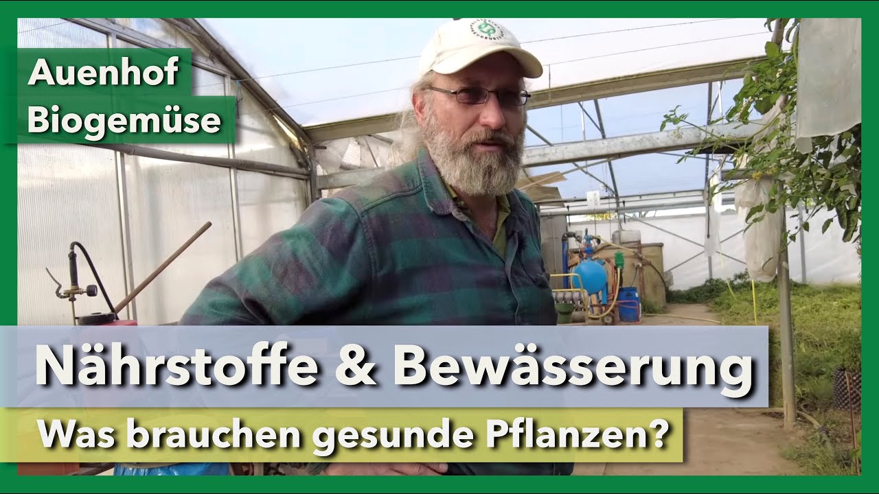 Nährstoffe & Bewässerung - Was brauchen gesunde Pflanzen? | Auenhof | Rundgang 1 | 2022