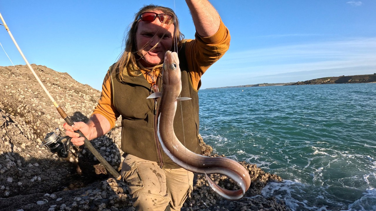 Pêche sur une pointe rocheuse : belles prises sous le soleil !