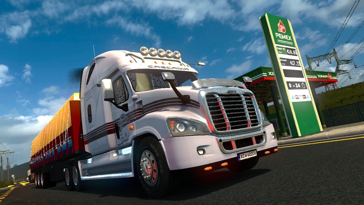 ETS2 | Mapa México | Freightliner Cascadia | Veracruz a Minatitlan