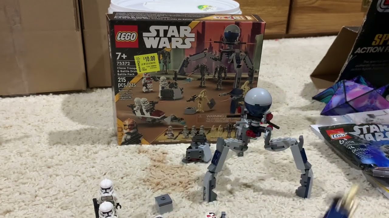 LEGO Star Wars Clone Troopers and Battle Droid Battle Pack Review