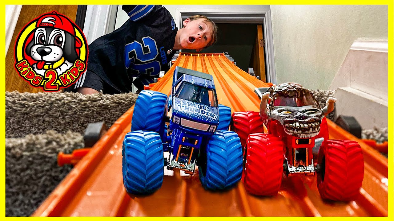 Monster Jam & Hot Wheels Monster Trucks - HIGHEST Races We've Ever Done! COMPILATION