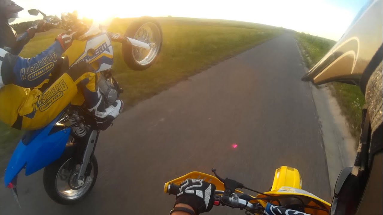 Husaberg Fe 650 Supermoto Wheelie | Hungarian Bike Week Sirok 2016 |