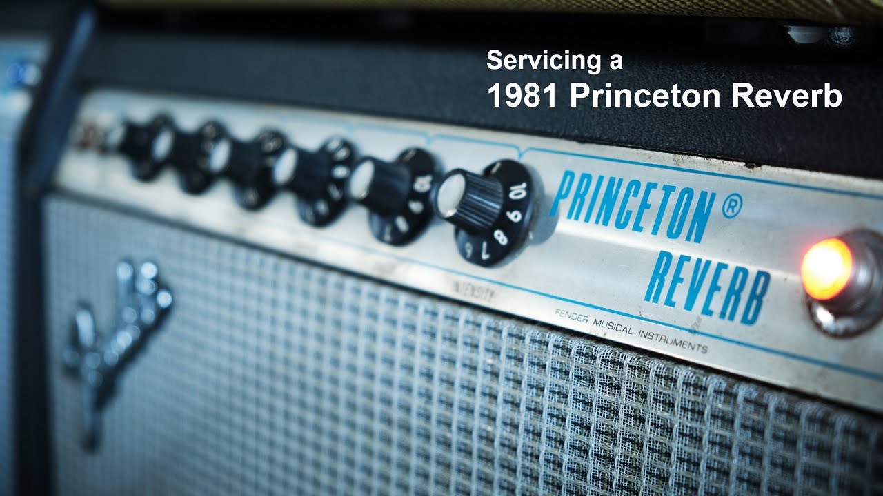 Servicing a Vintage 1981 Fender Princeton Reverb